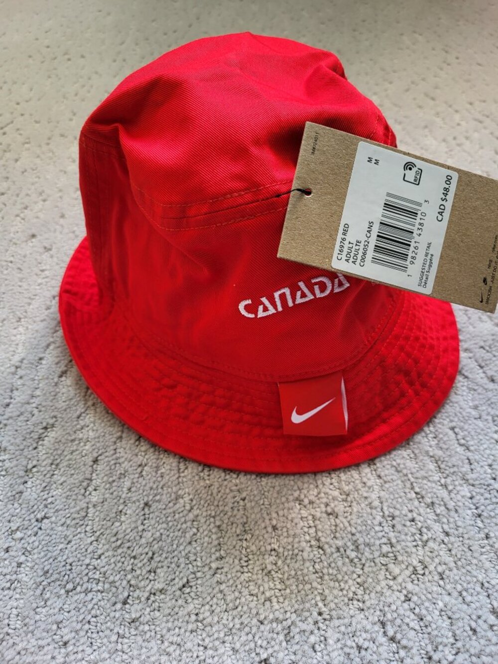 Nike Canada FIFA World Cup Soccer Football Apex Bucket Cap Hat